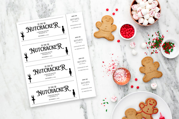 Nutcracker Keepsake Ticket