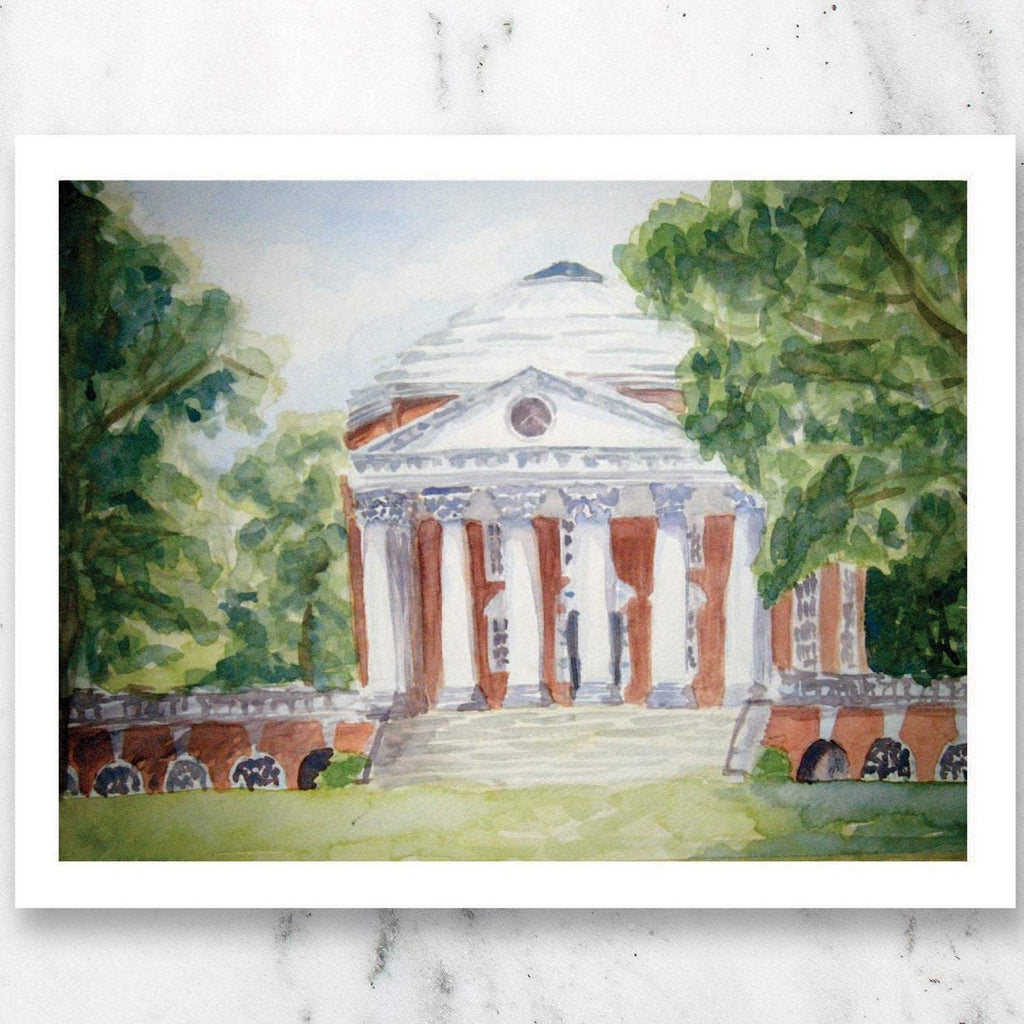 overdrive Pligt samfund UVA Rotunda watercolor print – Boutique by TeresaKatherine